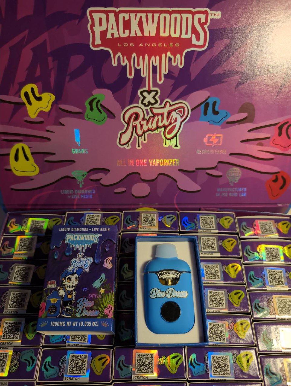 1g Packwoods x Runtz Disposable Vape - Image 2