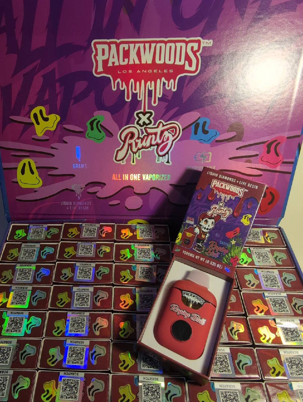 1g Packwoods x Runtz Disposable Vape - Image 6