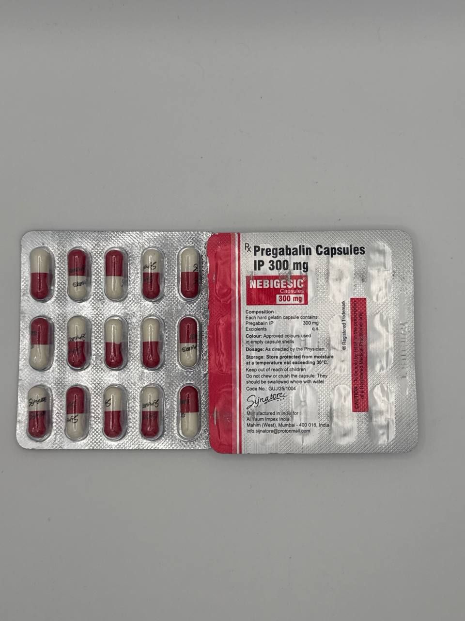 300mg Pregabalin Capsule
