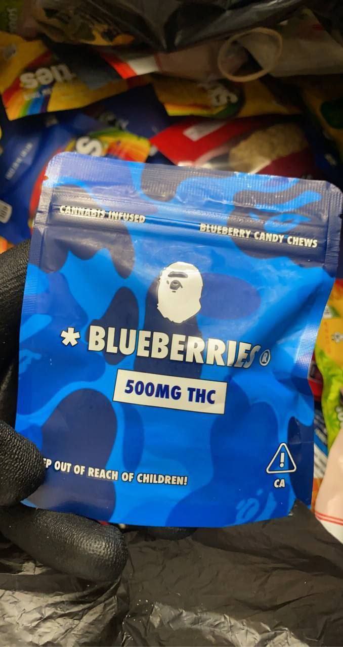 500mg Blueberries Gummies