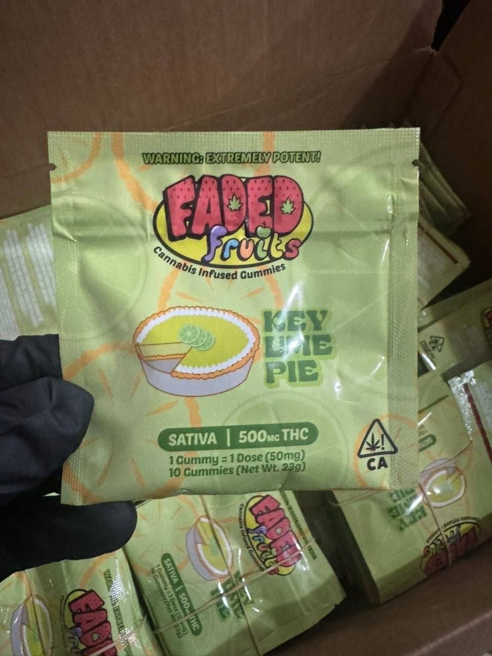 500mg Faded Gummies